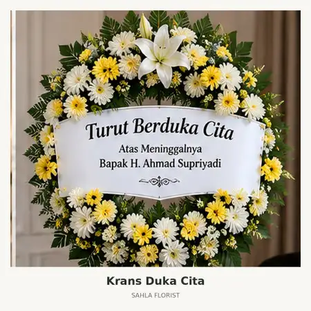 Krans Bunga Duka Tebo